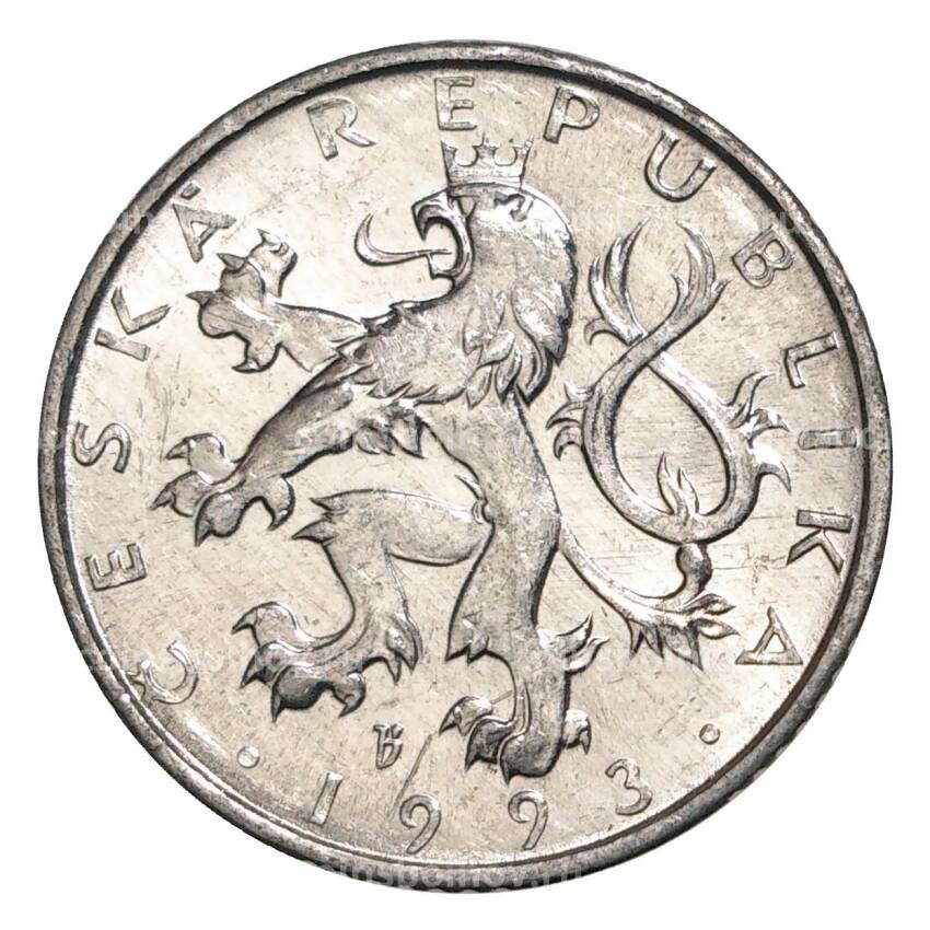 Монета 50 геллеров 1993 года b — Чехия