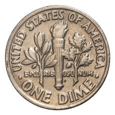 Монета 10 центов (1 дайм) 1981 года Р — США (реверс)