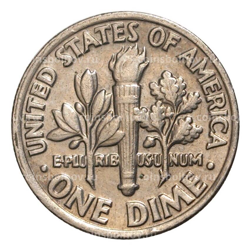 Монета 10 центов (1 дайм) 1981 года Р — США (вид 2)