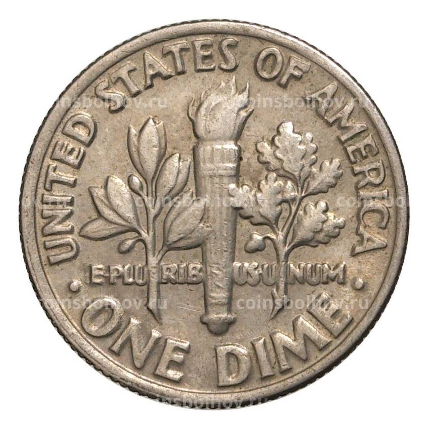 Монета 10 центов (1 дайм) 1982 года Р — США (вид 2)