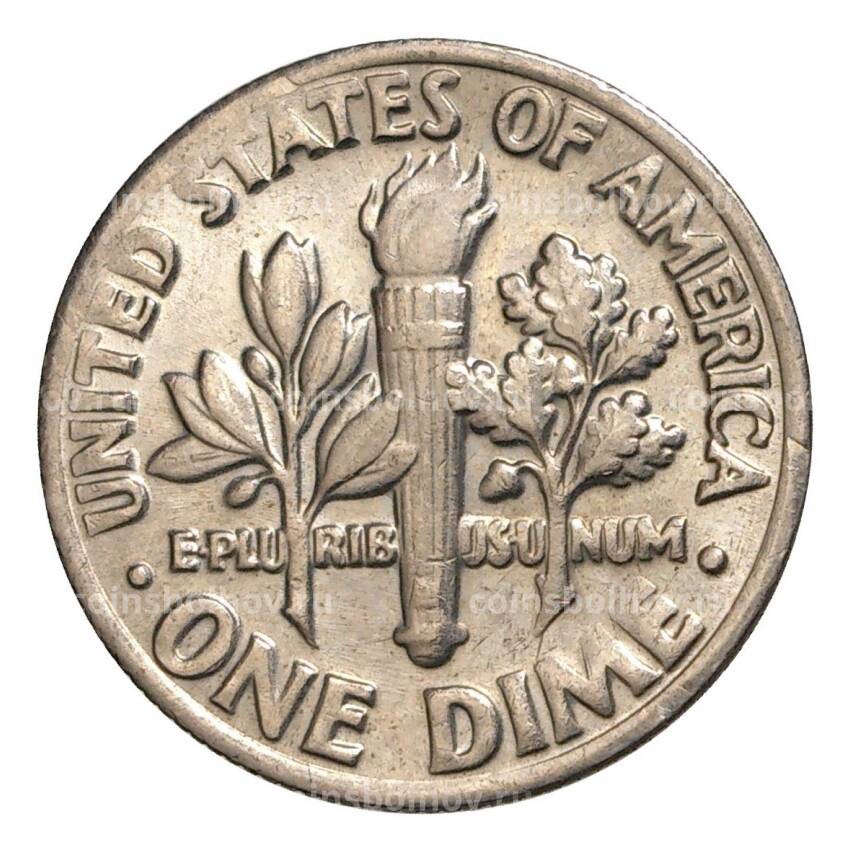 Монета 10 центов (1 дайм) 1985 года D — США (вид 2)