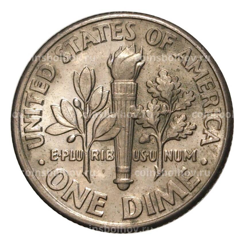 Монета 10 центов (1 дайм) 1989 года D — США (вид 2)