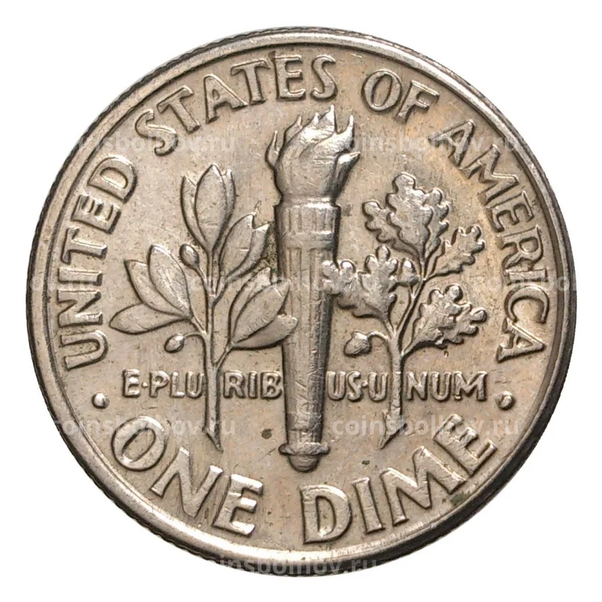 Монета 10 центов (1 дайм) 1991 года Р — США (вид 2)