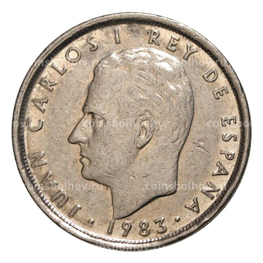 Монета 10 песет 1983 года Испания