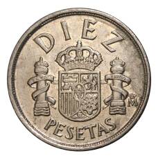Монета 10 песет 1983 года Испания (реверс)