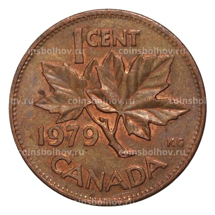 Монета 1 цент 1979 года Канада