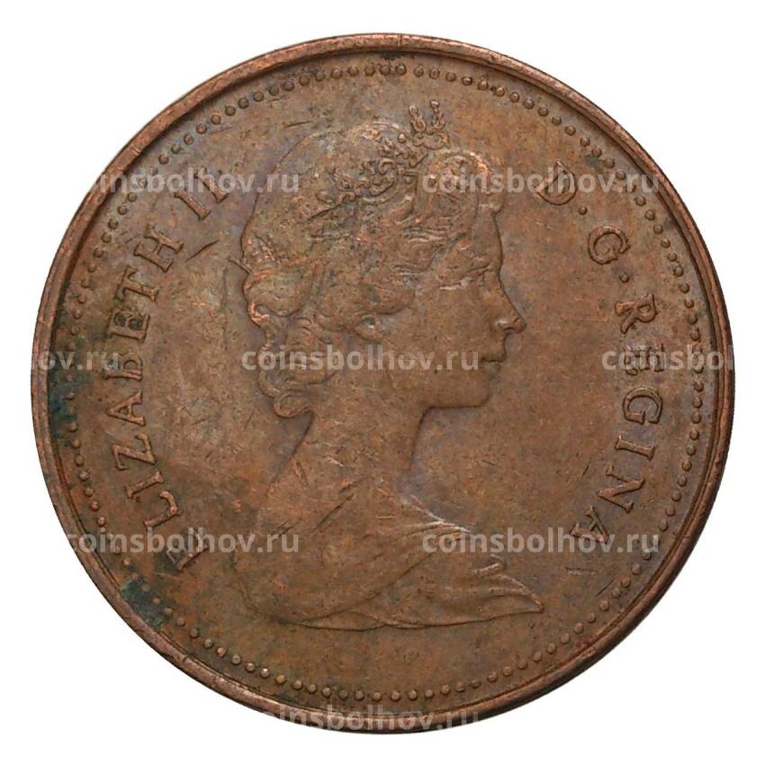 Монета 1 цент 1981 года Канада (вид 2)