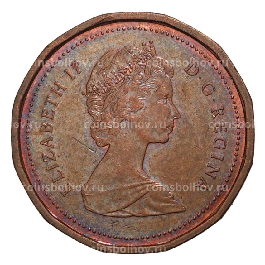 Монета 1 цент 1985 года Канада (вид 2)