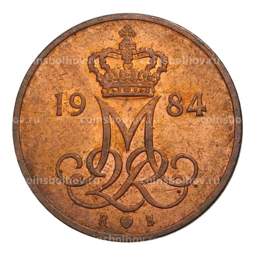 Монета 5 эре 1984 года Дания