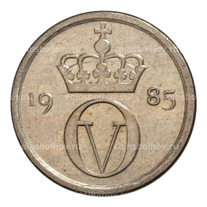 Монета 10 эре 1985 года Норвегия