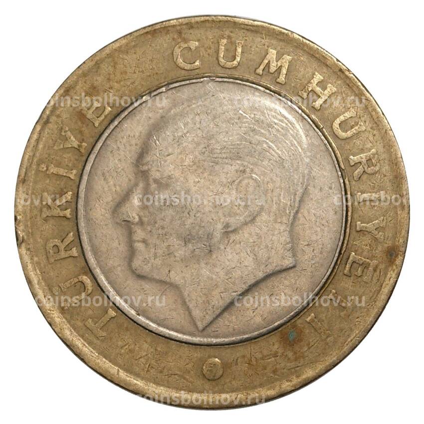 Монета 1 лира 2009 года Турция (вид 2)
