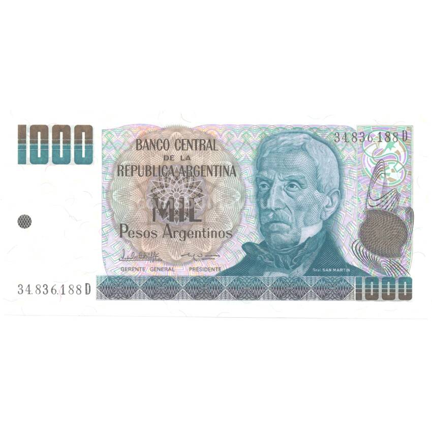 Банкнота 1000 песо