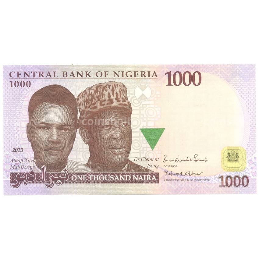 Банкнота 1000 найра 2013 года