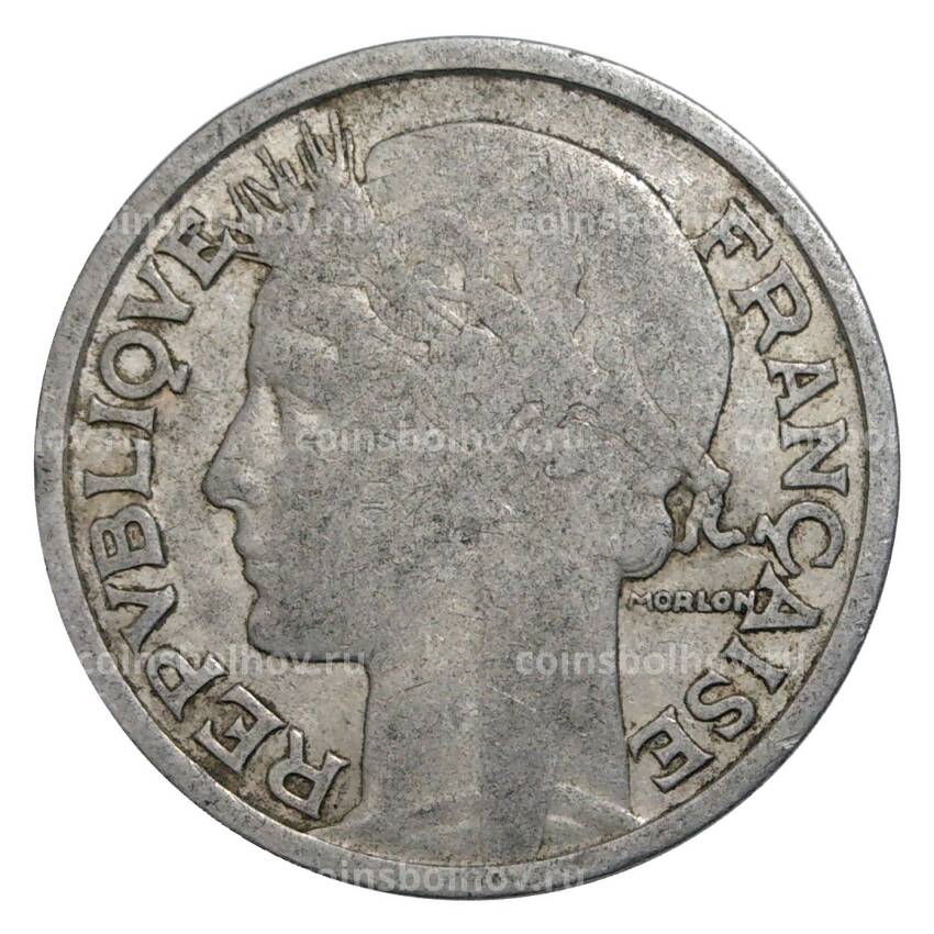 Монета 2 франка 1947 года В — Франция (вид 2)