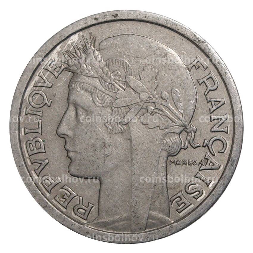 Монета 1 франк 1946 года Франция (вид 2)