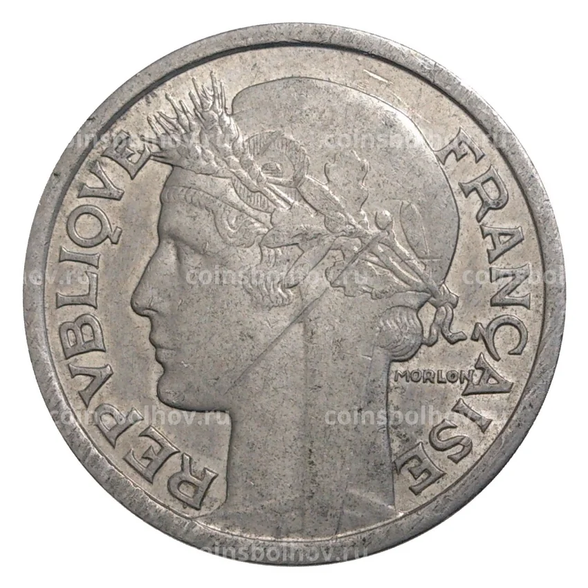Монета 1 франк 1948 года Франция (вид 2)
