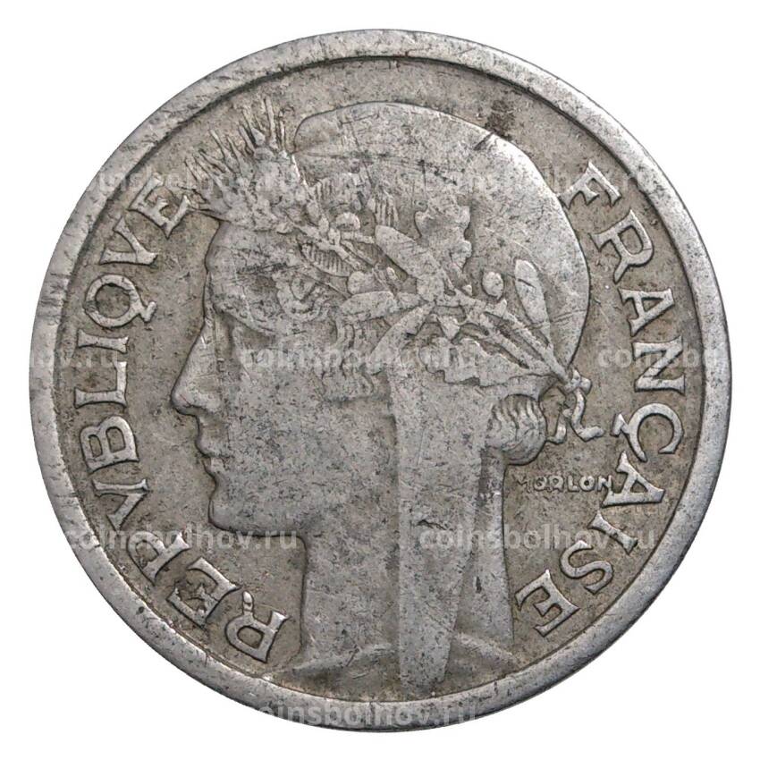 Монета 1 франк 1949 года Франция (вид 2)