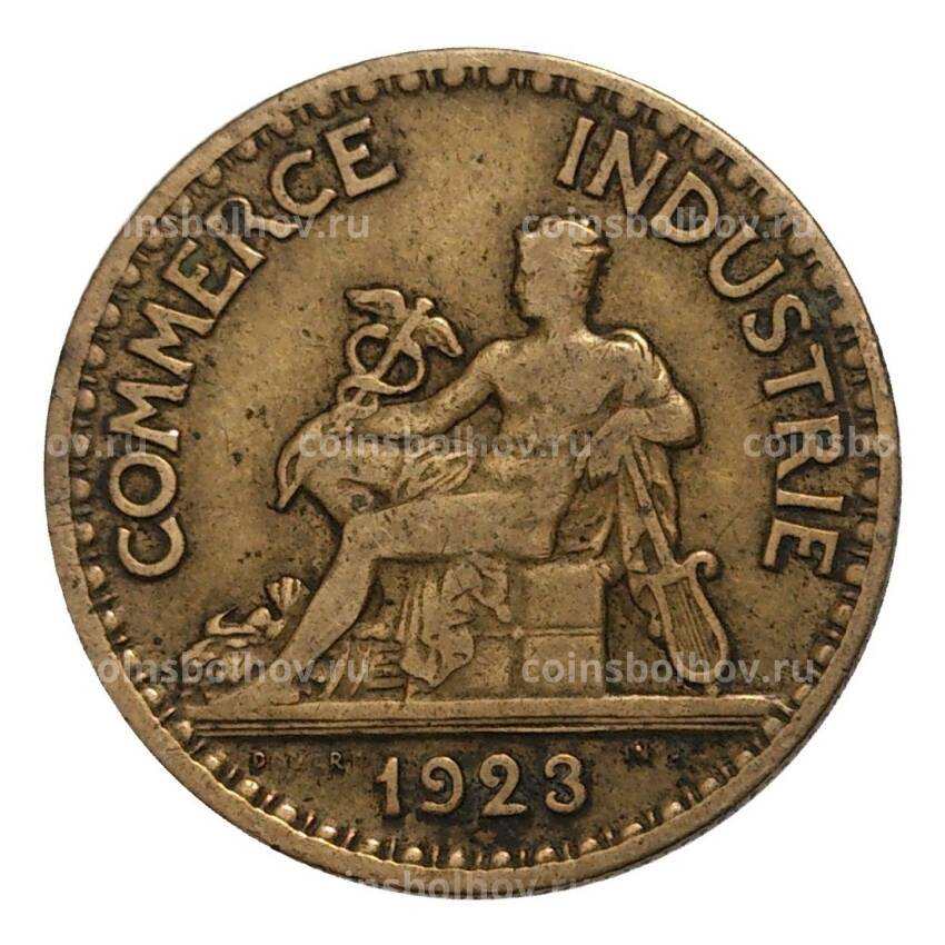 Монета 50 сантимов 1923 года Франция