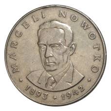 Монета 20 злотых 1976 года Польша — Марсели Новотко (со знаком) (аверс)