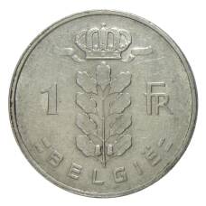 Монета 1 франк 1957 года Бельгия — Надпись на фламандском (BELGIE) (реверс)