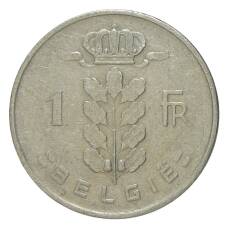 Монета 1 франк 1952 года Бельгия — Надпись на фламандском (BELGIE) (реверс)