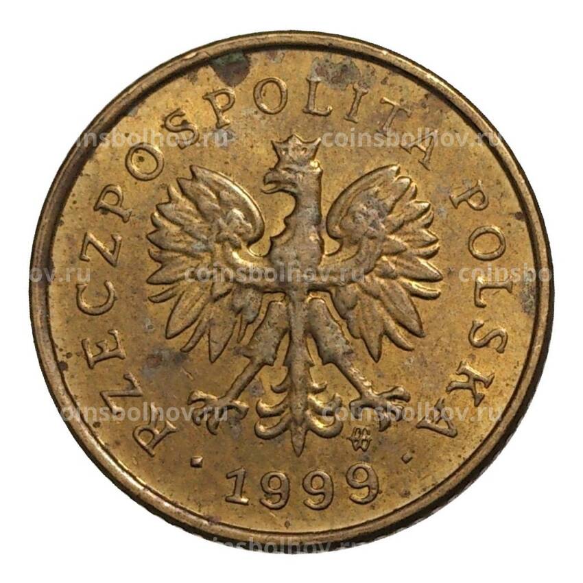 Монета 1 грош 1999 года Польша