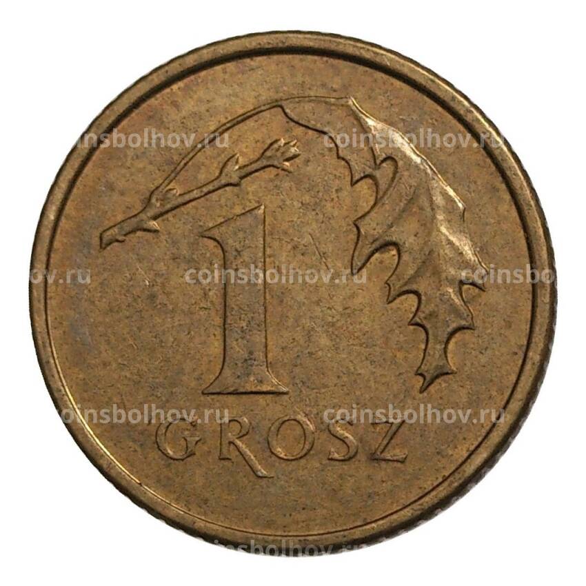Монета 1 грош 2009 года Польша (вид 2)