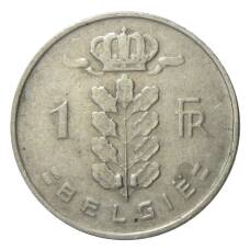 Монета 1 франк 1967 года Бельгия — Надпись на фламандском (BELGIE) (реверс)