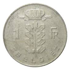 Монета 1 франк 1974 года Бельгия — Надпись на фламандском (BELGIE) (реверс)