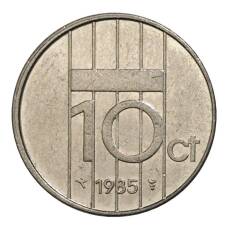 Монета 10 центов 1985 года Нидерланды (аверс)