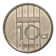 Монета 10 центов 1992 года Нидерланды (аверс)