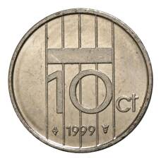 Монета 10 центов 1999 года Нидерланды (аверс)