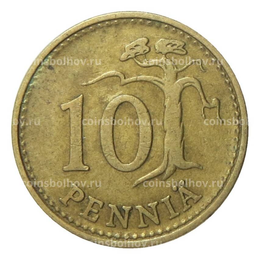 Монета 10 пенни 1963 года Финляндия (вид 2)