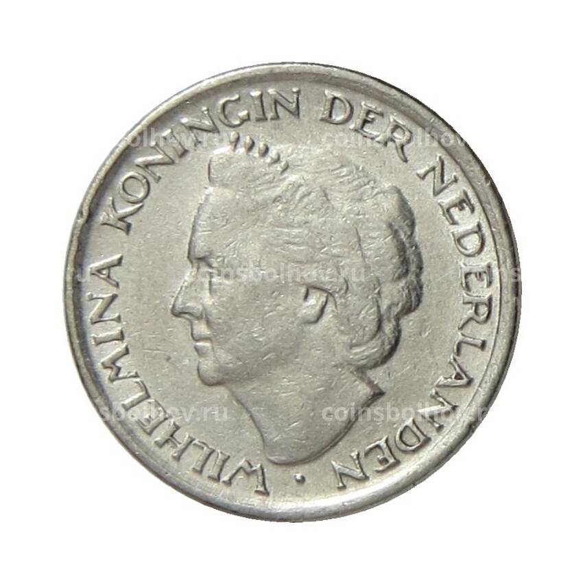 Монета 10 центов 1948 года Нидерланды (вид 2)