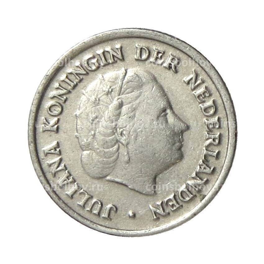 Монета 10 центов 1950 года Нидерланды (вид 2)