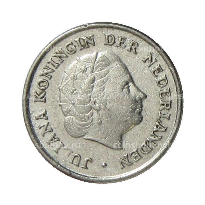 Монета 10 центов 1951 года Нидерланды (вид 2)