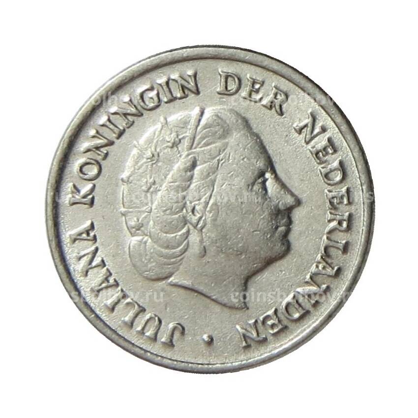 Монета 10 центов 1954 года Нидерланды (вид 2)