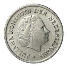 Монета 10 центов 1956 года Нидерланды (реверс)