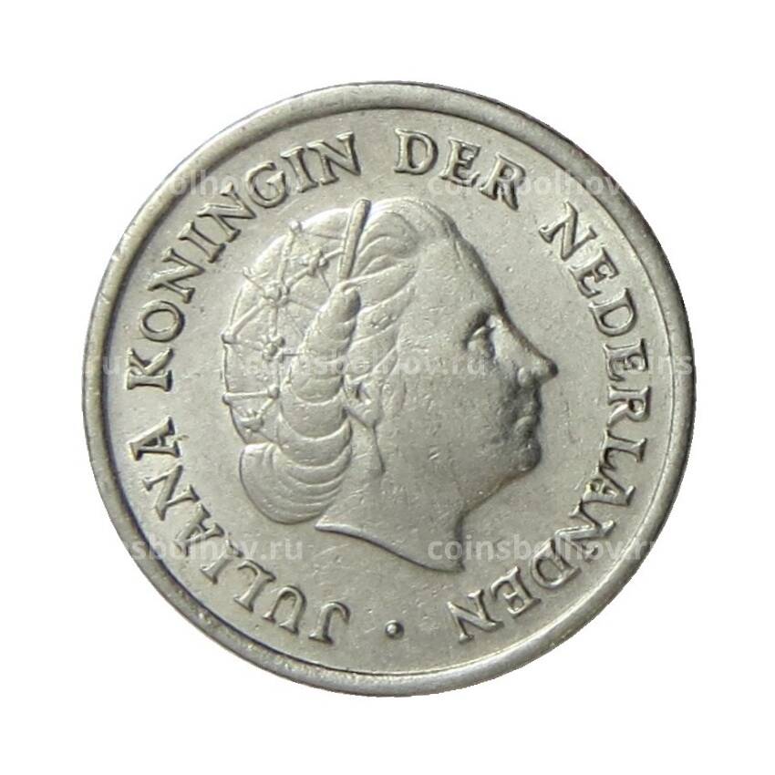 Монета 10 центов 1956 года Нидерланды (вид 2)