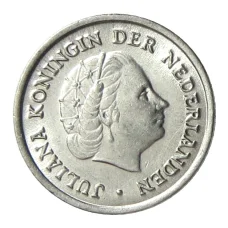 Монета 10 центов 1959 года Нидерланды (реверс)