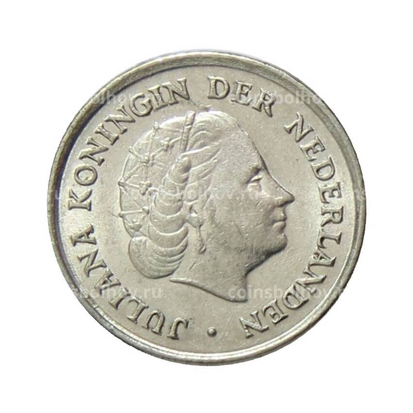 Монета 10 центов 1961 года Нидерланды (вид 2)