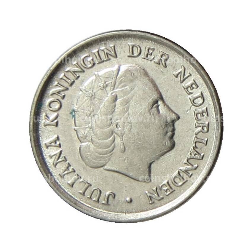 Монета 10 центов 1963 года Нидерланды (вид 2)