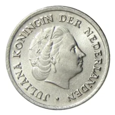 Монета 10 центов 1972 года Нидерланды (реверс)