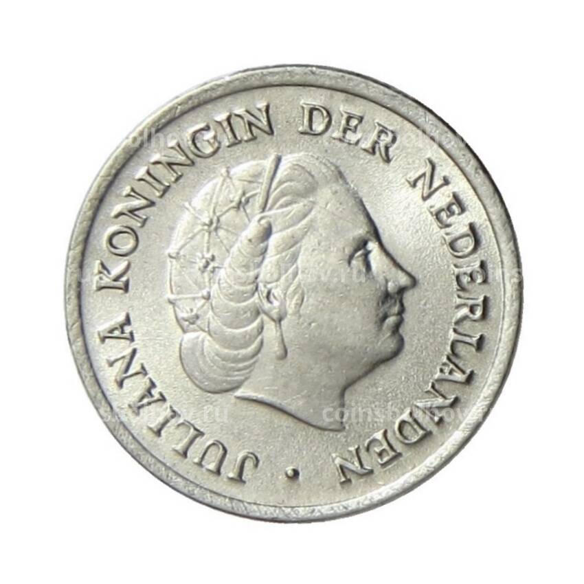 Монета 10 центов 1972 года Нидерланды (вид 2)
