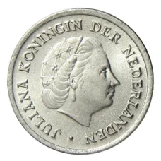 Монета 10 центов 1976 года Нидерланды (реверс)