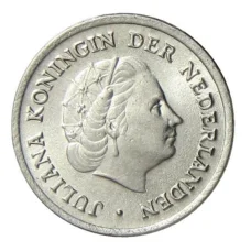 Монета 10 центов 1977 года Нидерланды (реверс)