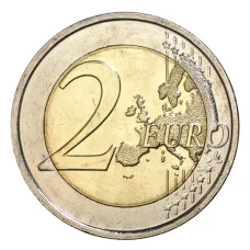 Монета 2 евро 2012 года Бельгия — 75 лет музыкальному конкурсу имени королевы Елизаветы (реверс)