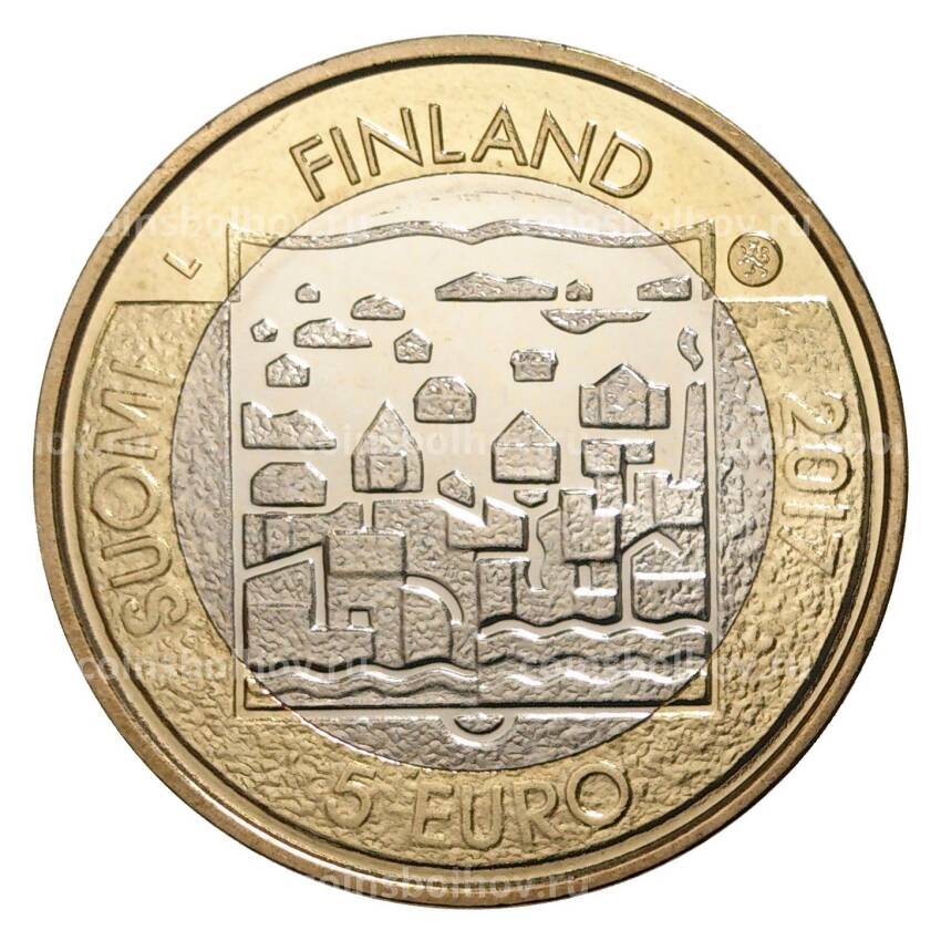 Монета 5 евро 2017 года Финляндия — Президент Финляндии Урхо Калева Кекконен (вид 2)