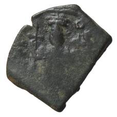 Монета Фоллис Византия (аверс)