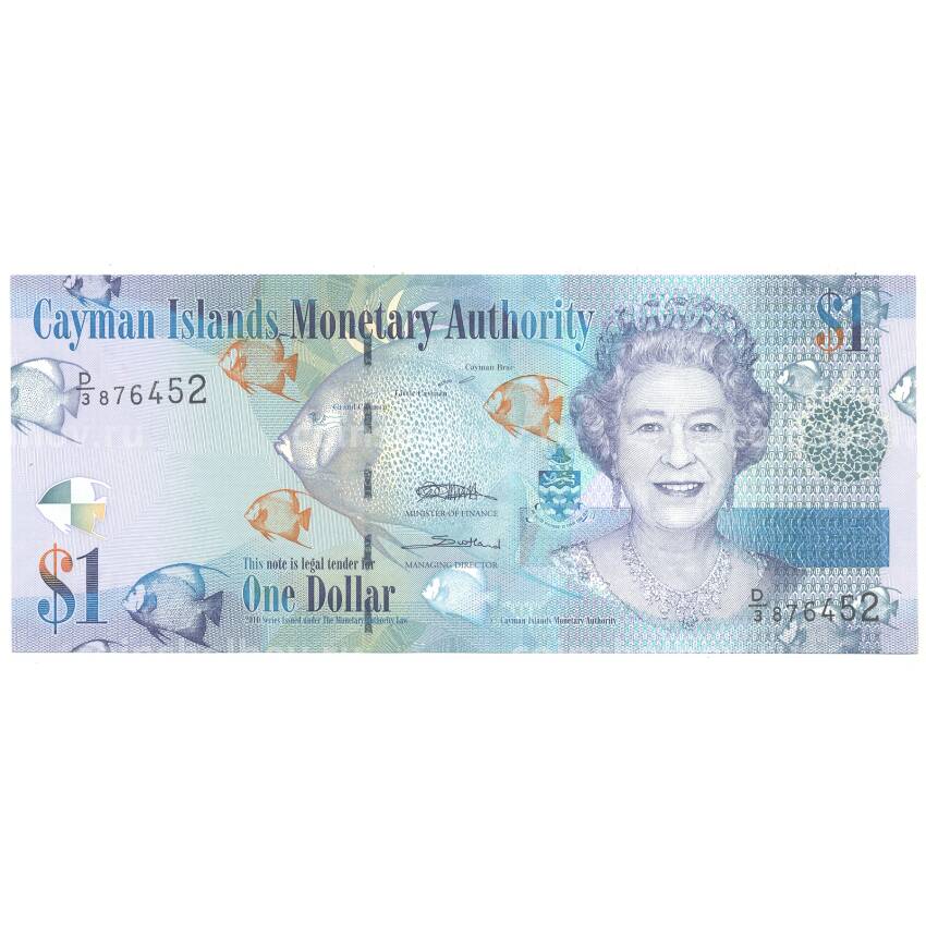 Банкнота 1 доллар 2010 года Каймановы Острова